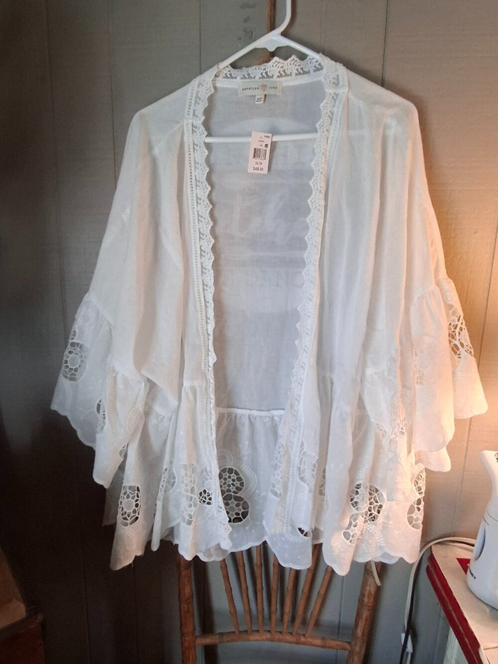 Boho Penelope Rose Open Front Kimono